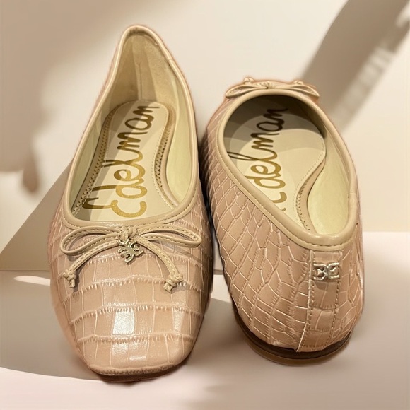 Sam Edelman Jillie Croc Ballerinas - Picture 2 of 4